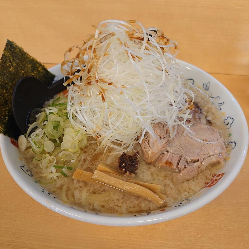 こってりねぎラーメン＋大盛り(大河 （たいが）)