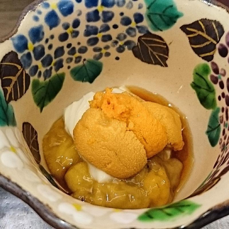 大間　塩雲丹　生雲丹(旬菜山崎佐井寺店)