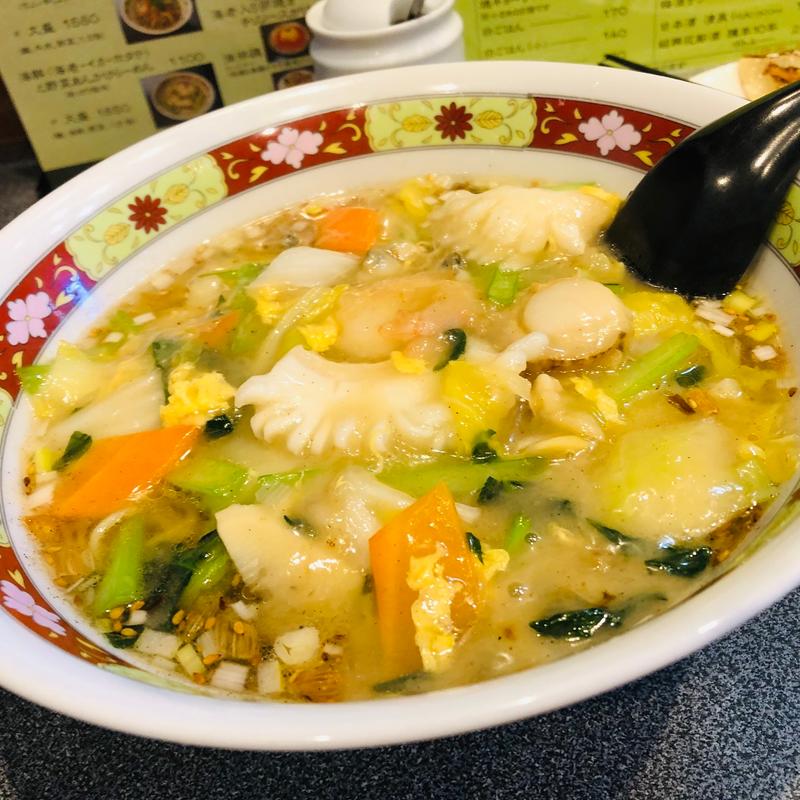 海鮮と野菜あんかけラーメン(くにひろラーメン中華店 )