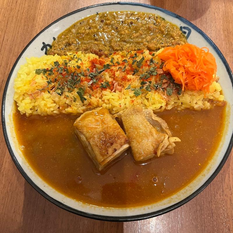 あいがけ キーマ 八月カレー(カレーの店 八月)