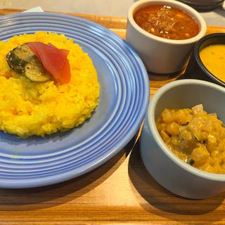 野菜カレーと豆カレー(代官山 ハブモアカレー Have More Curry)