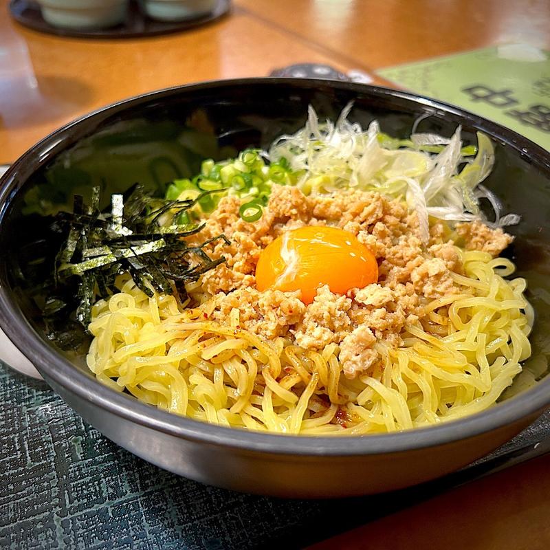 台湾風月見まぜそば(まるまつ 若林店 )