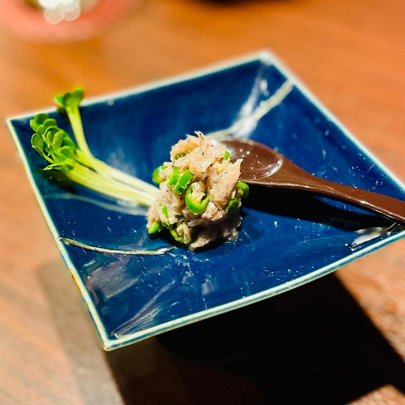 あみ海老の塩辛青唐辛子(博多おでんと自然薯　よかよか堂)