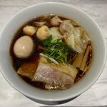 肉•海老ワンタン麺　黒　各2個(Ramen Kurumu)