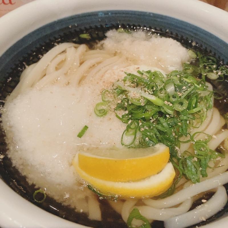 山かけうどん（冷）温玉トッピング(やまふじ )