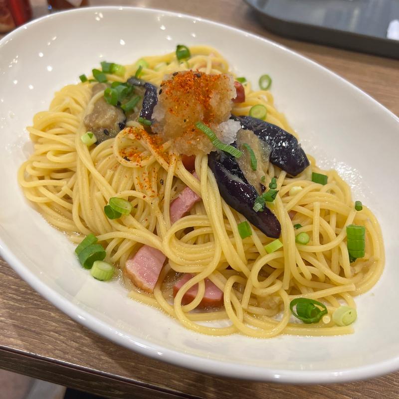 揚げナスとベーコン和風(プロント ウインズ汐留店)