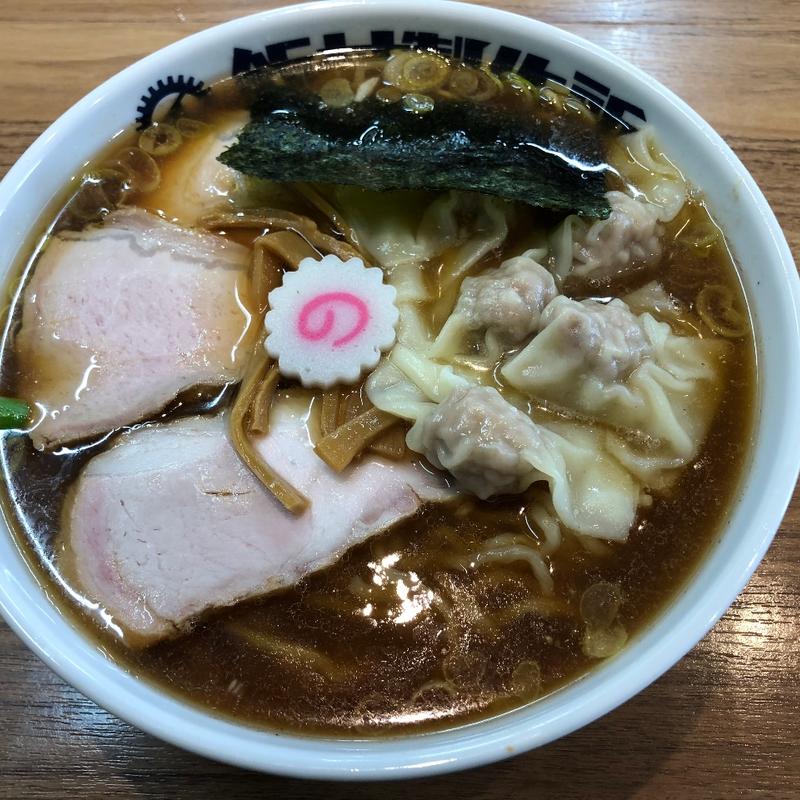 ワンタン麺 醤油(飯村制作所)