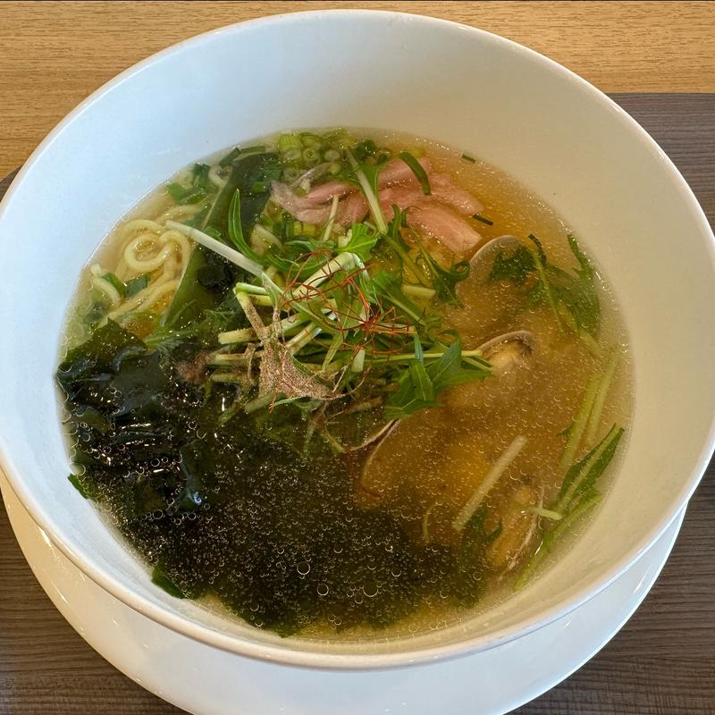 あさり塩ラーメン(のとののど)