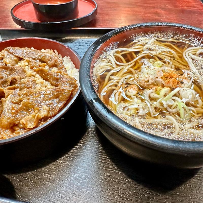 スタミナ丼セット(中村屋)
