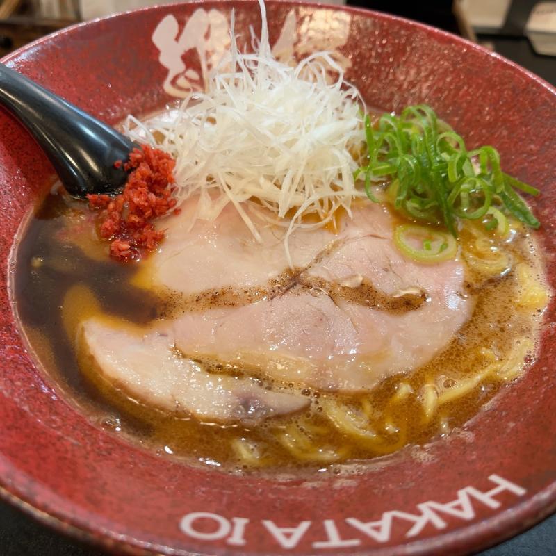 海老豚骨ラーメン(博多海老豚骨 ラーメン維櫻 中洲Gate’s店)