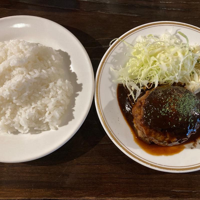 ハンバーグデミグラスソース(カフェ misty （ミスティー）)