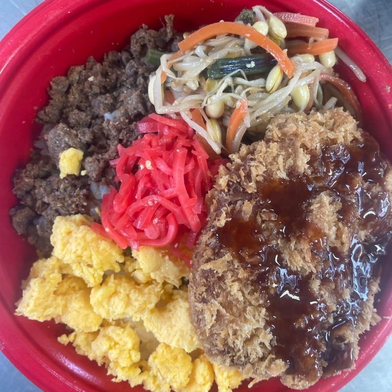 牛そぼろ丼(お弁当屋さん)