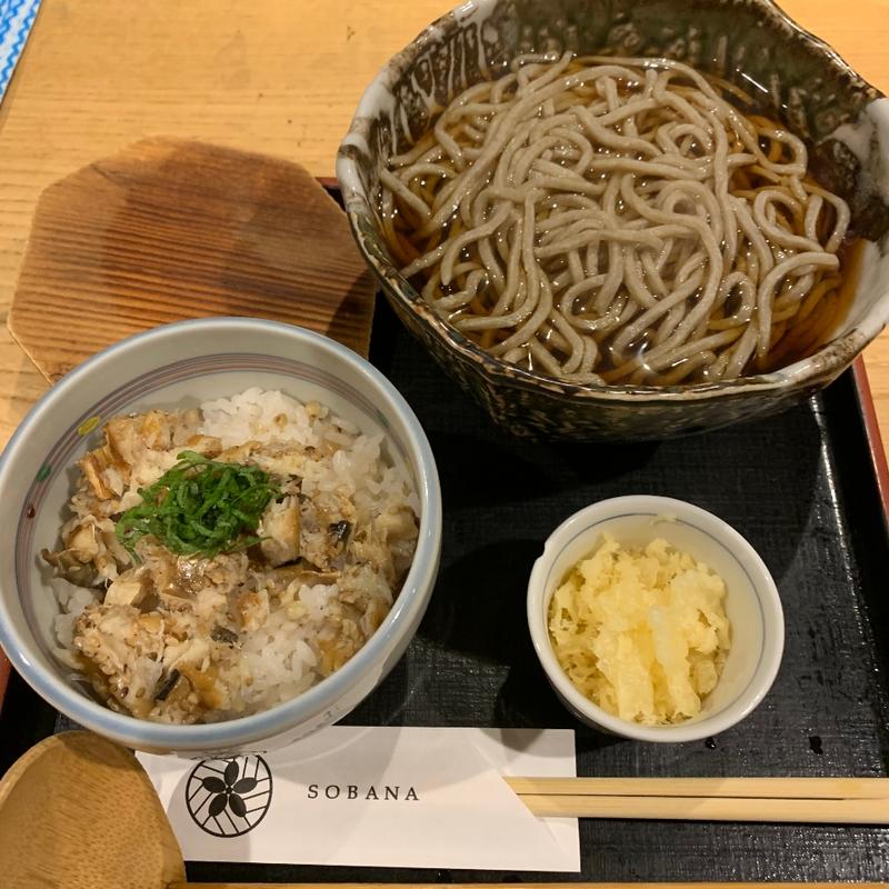 蕎麦花定食(香るつけ蕎麦 蕎麦花)