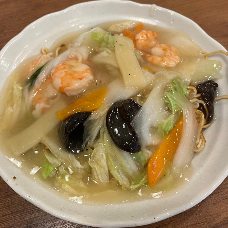 五目海老塩焼きそば(太楼　)