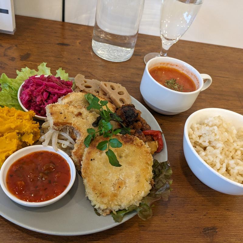 Veganプレート(オプティマムイーツ等々力)