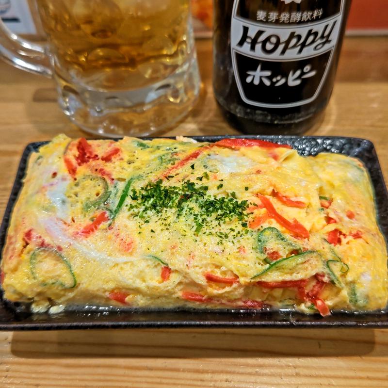 紅生姜入りだし巻き(国民酒場 じぃえんとるまん 関内マリナード店)