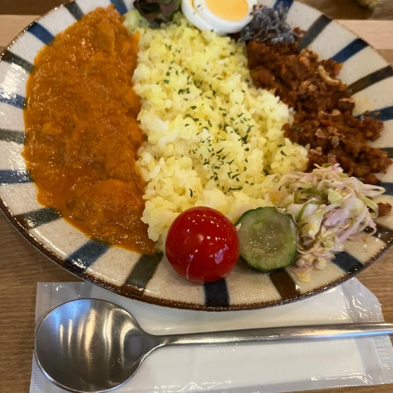 あいがけカレー(今日のできごと)