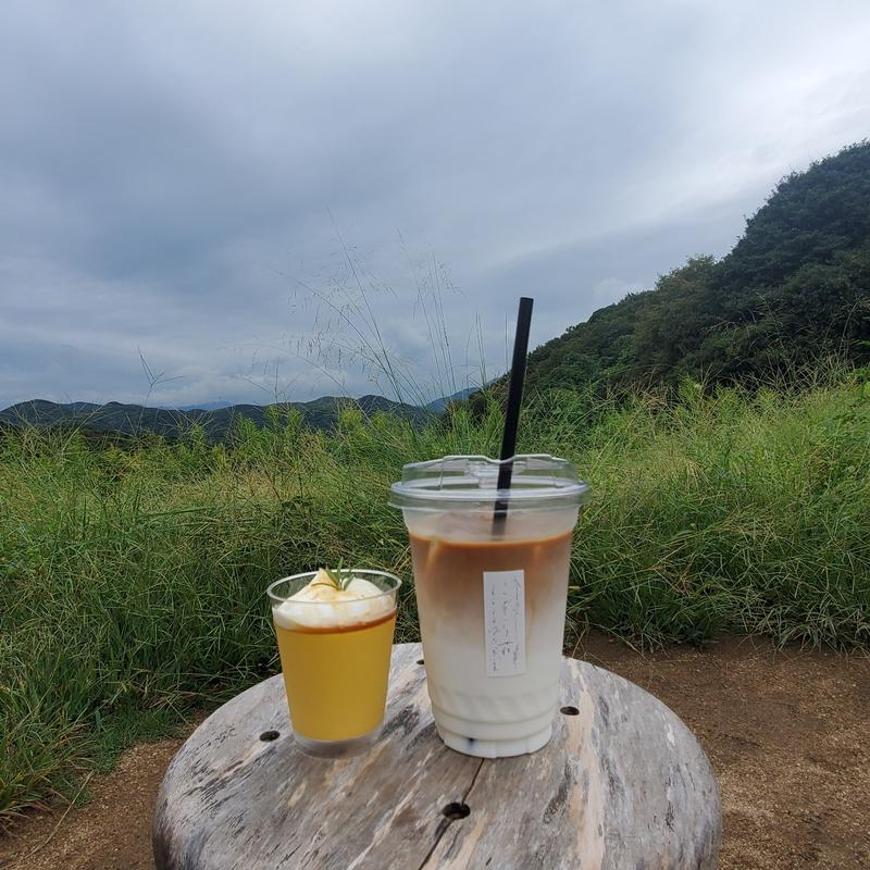 カボチャプリンとカフェオレ(森のオト。)