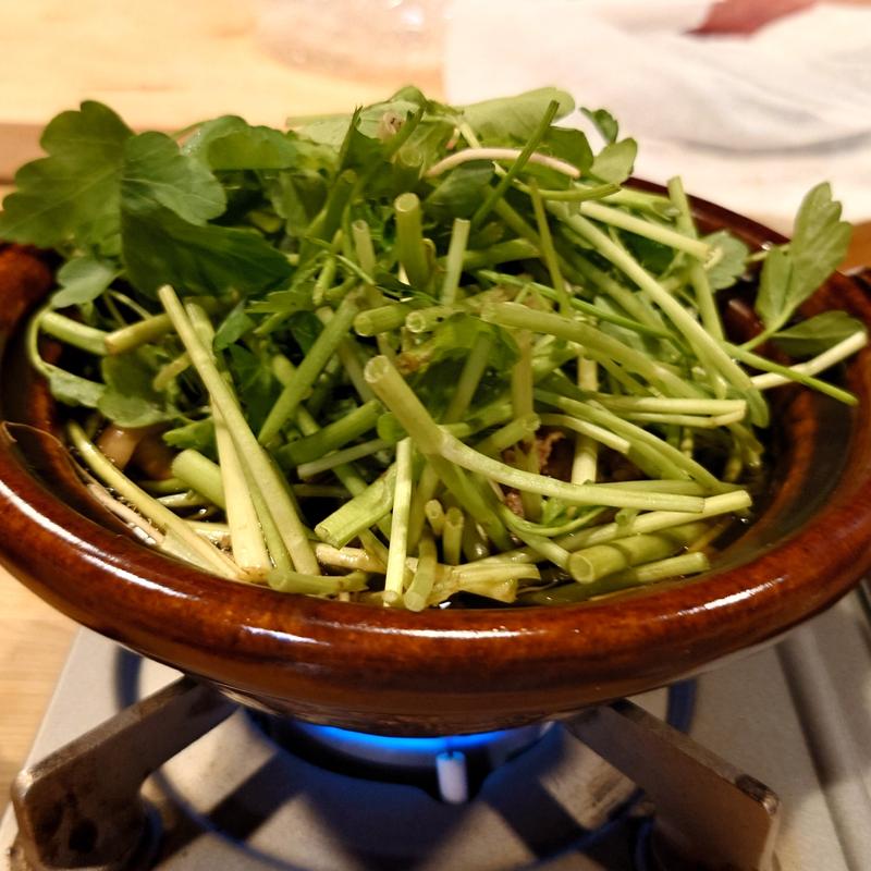 鴨芹鍋(浅草じゅうろく)