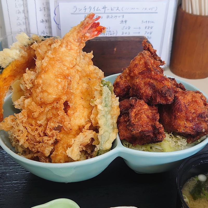 デカ盛り筑波山丼(天塩 )