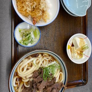 馬肉うどん＋ミニ天丼セット(中村屋 )