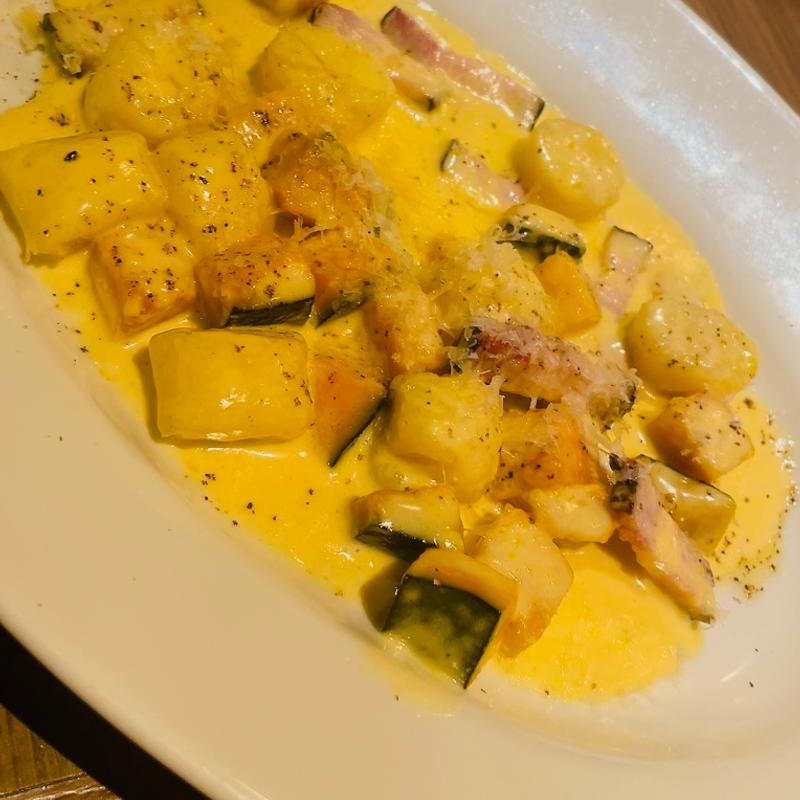 カボチャとジャガイモのニョッキ(ミア・ボッカ 札幌駅北口店)