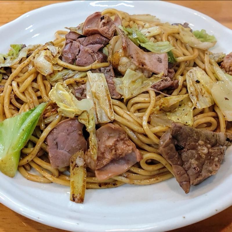 ホルモン焼きそば(権兵衛)