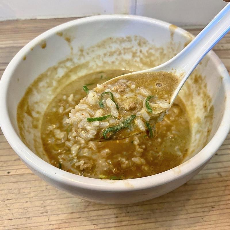 濃厚旨辛坦々麺 〆ご飯付き(五弦屋)