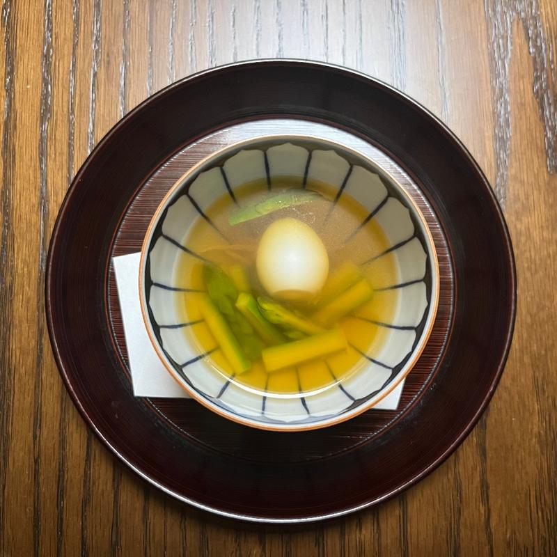 フランス懐石　スープ(先斗町 禊川 （ポントチョウ ミソギガワ）)