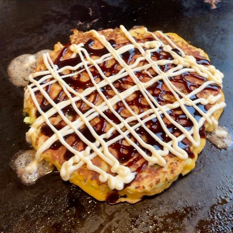 お好み焼き チーズin豚玉(お好み焼 道とん堀 習志野台店)