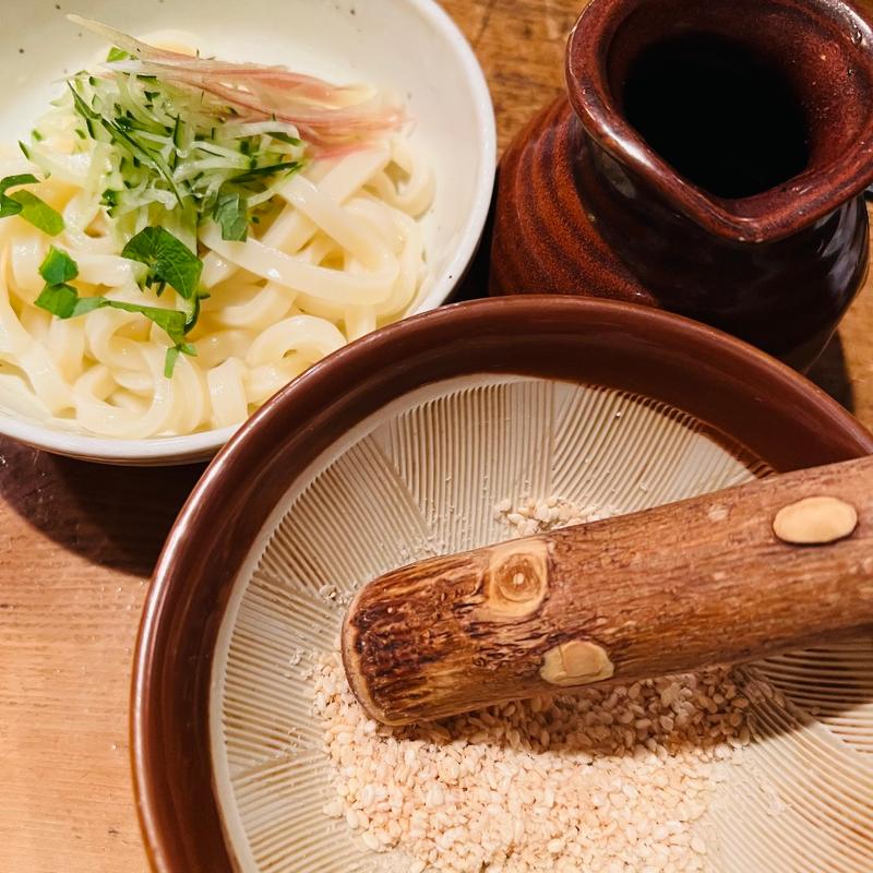 ごまだれ ごますり 出世うどん(こなから本店)
