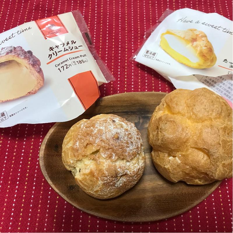キャラメルクリームシュー(ファミリーマート 泉佐野りんくう店)