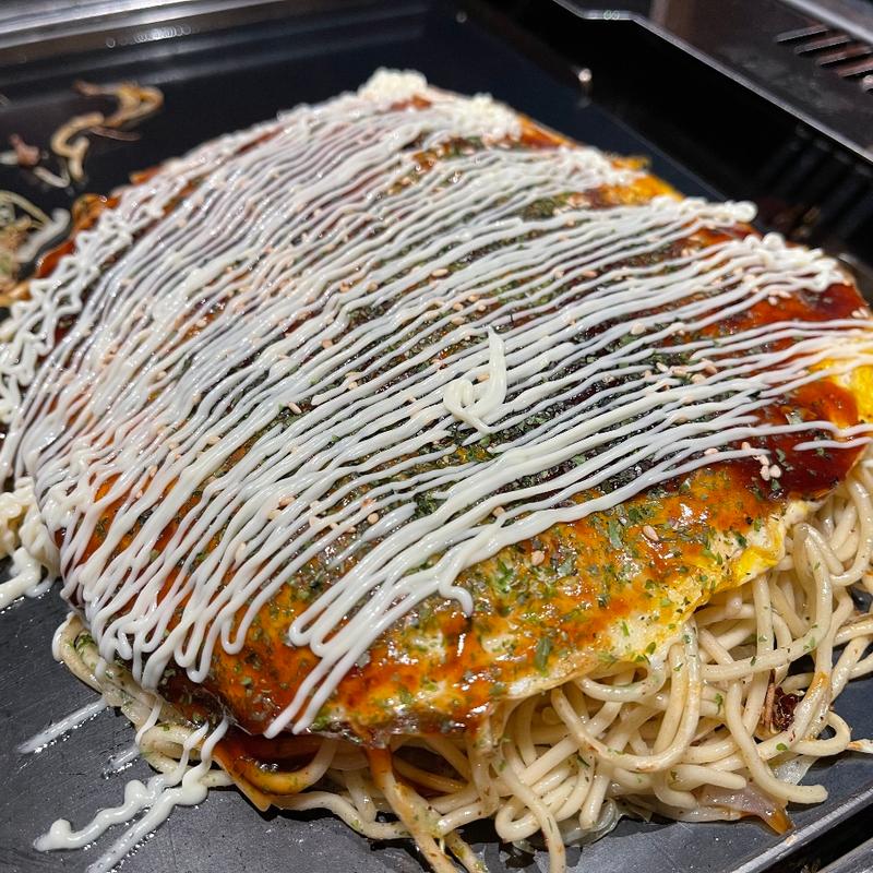 広島焼き(熱誠お好み焼き まるでん)