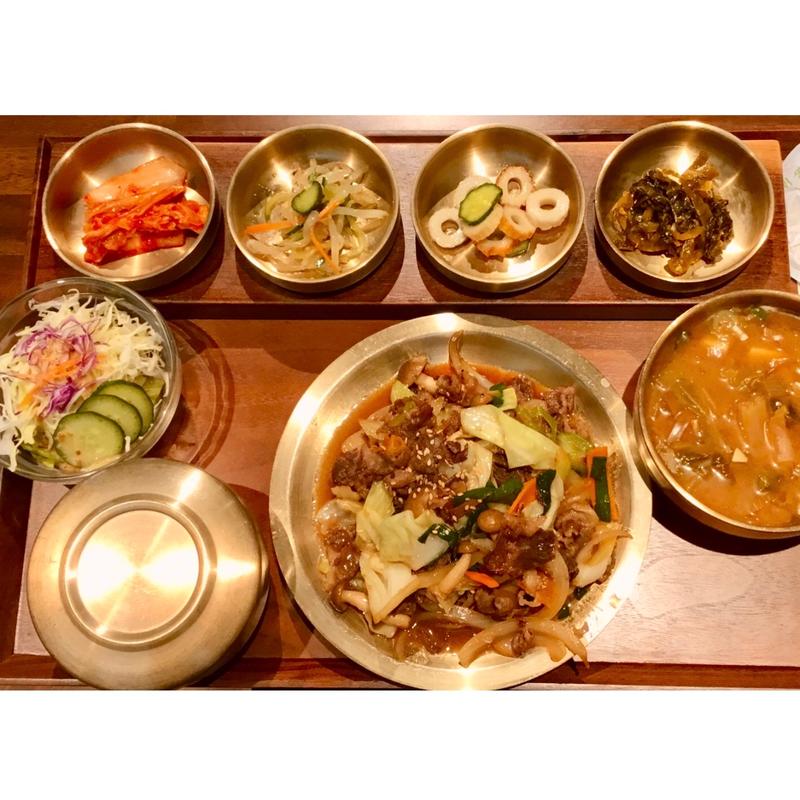 牛肉プルコギ定食(ソウル家名駅店)