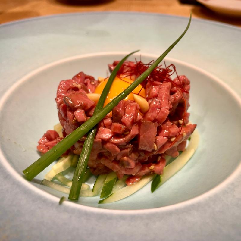 極みユッケ(焼肉トラジ 新横浜店)