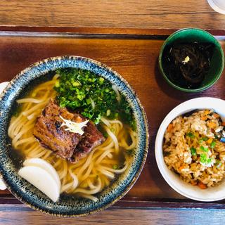 アヤナイそばセット(旅宿酒場 I&I)