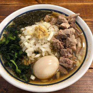 海藻とろろ醤油カレー麺(波音食堂 （ナミネショクドウ）)