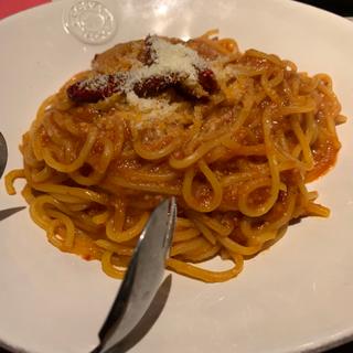 【3辛】名物！悪魔パスタ(Italian kitchen VANSAN 香椎店)