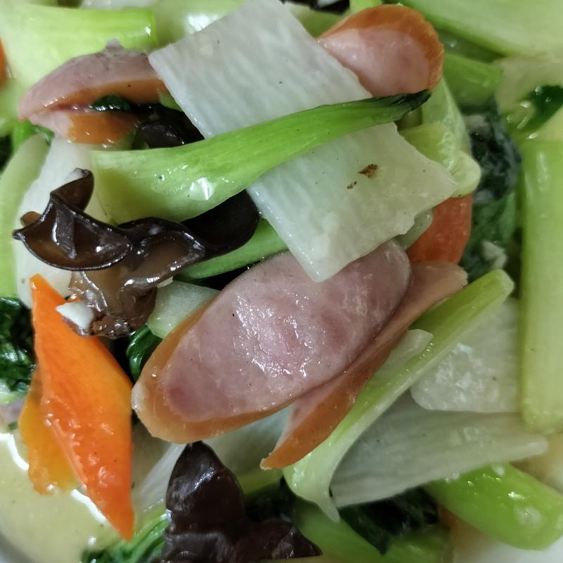 中華風腸詰炒め(品源中華レストラン)