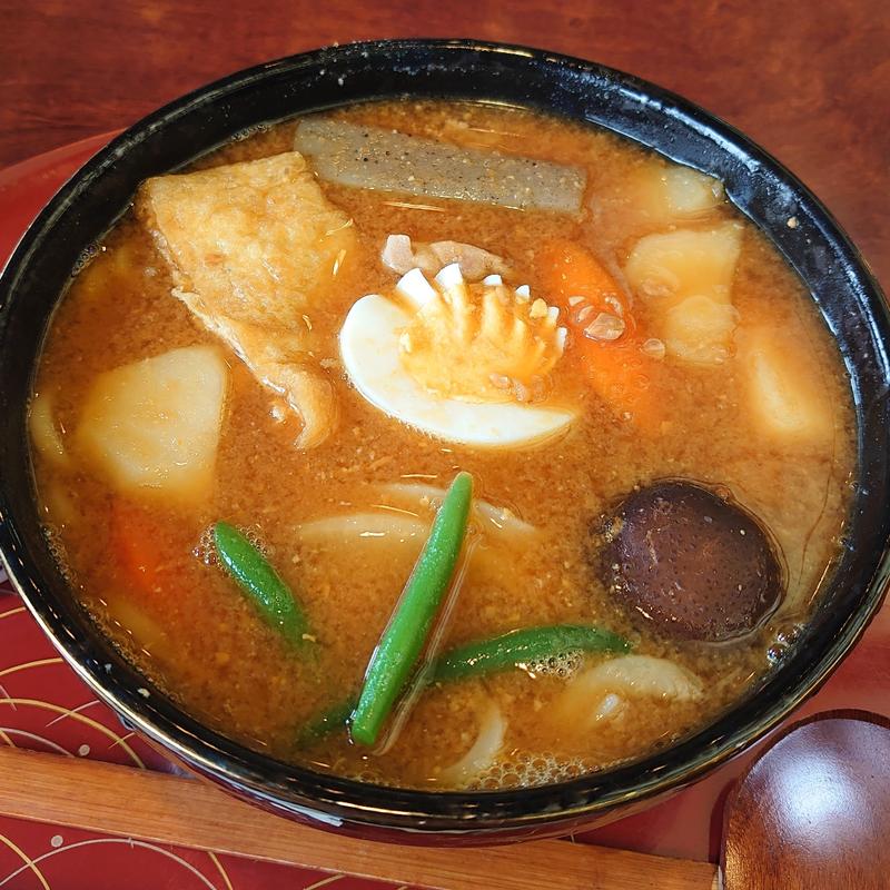 けんちん味噌うどん＋大盛り(手打そばうどん 久下屋脩兵衛)