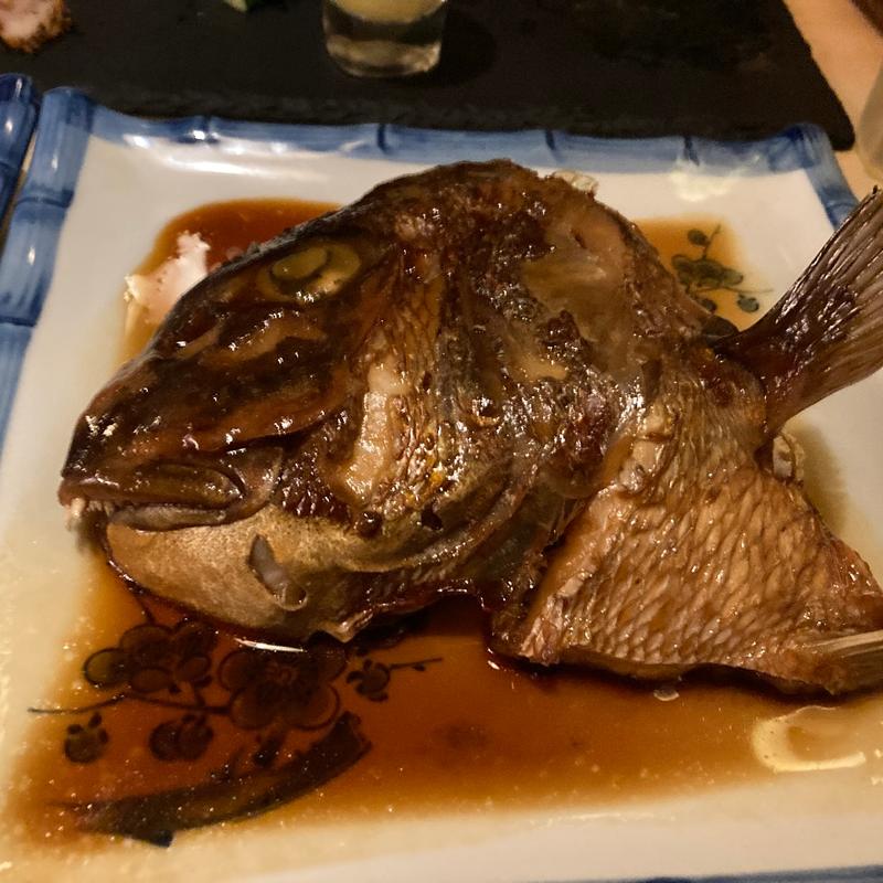 おまかせ(真鯛の兜煮)(愛情たっぷり手料理　やきとり・しゃぶしゃぶ　来幸　)