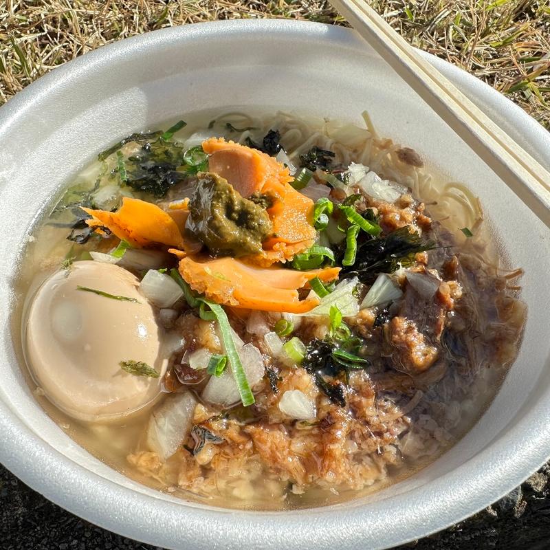 鮑の塩そば 魅惑のメイク盛り(中華食彩 宮本)