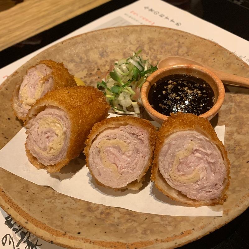 湯葉と豚肉のミルフィーユかつ(豆家 のりのり （まめや のりのり）)