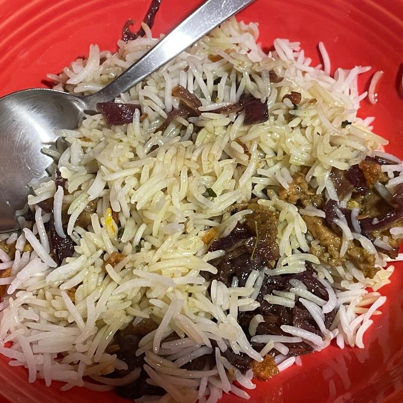 チキンビリヤニ(ハバカーる。郡山)