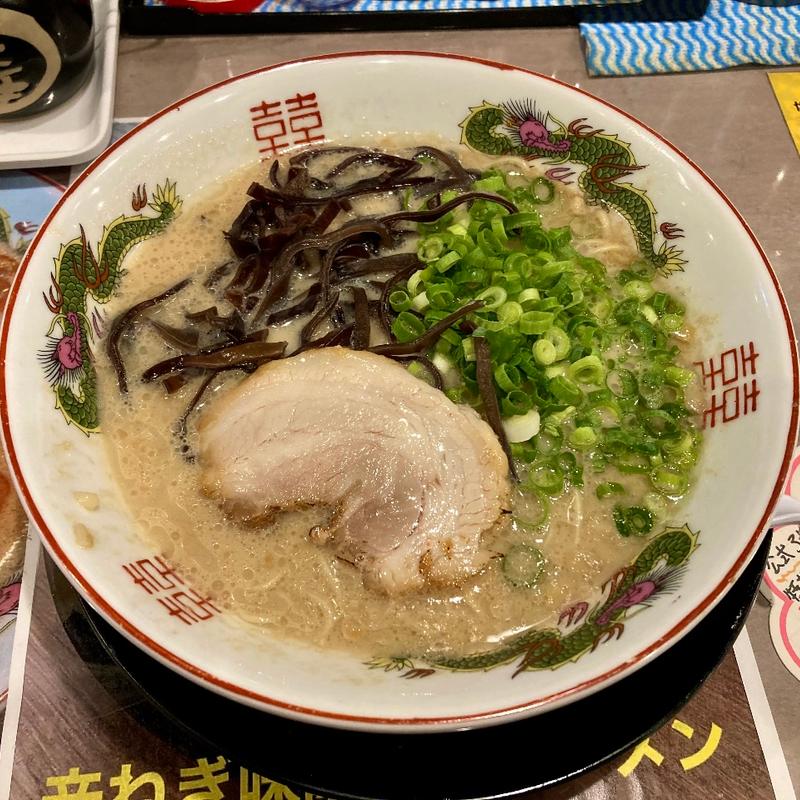 だるまラーメン(濃厚豚骨ラーメン だるま一家宇都宮分店)