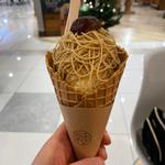 モンブランソフト和栗(栗歩と芋こ ジ･アウトレット広島店)