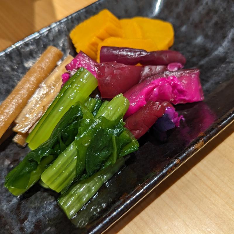 つけもの盛り合わせ(すし 其一（スシ キイツ, KIITSU）)