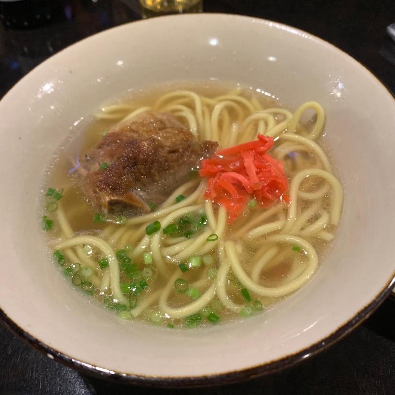 ソーキそば(ハーフ)(南風どなん)