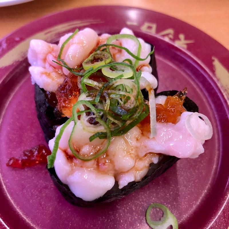 たら白子軍艦巻き(スシロー 天理店 （【旧店名】あきんど）)