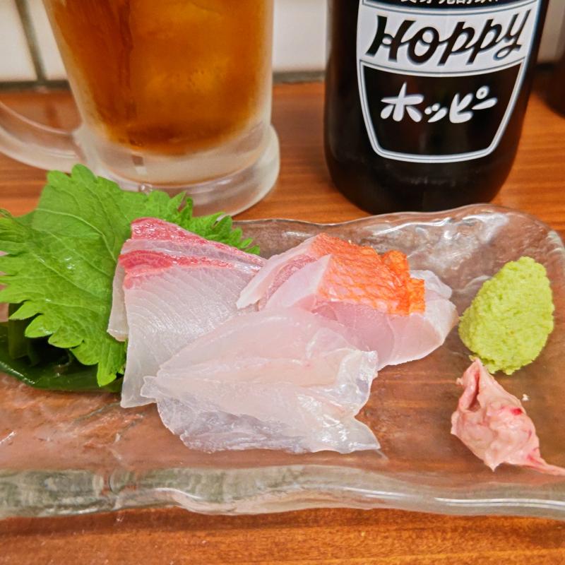 刺身三点盛(焼き鳥かっぱ)